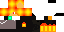 Minecraft skin texture, 64x32 legacy pixels