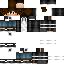 Minecraft skin texture, 64x64 pixels
