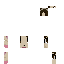Minecraft skin texture, 64x64 pixels