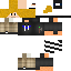 Minecraft skin texture, 64x64 pixels