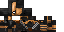 Minecraft skin texture, 64x32 legacy pixels