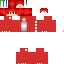 Minecraft skin texture, 64x64 pixels