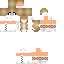 Minecraft skin texture, 64x64 pixels