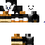 Minecraft skin texture, 64x64 pixels