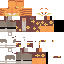 Minecraft skin texture, 64x64 pixels