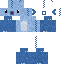 Minecraft skin texture, 64x64 pixels