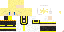 Minecraft skin texture, 64x32 legacy pixels