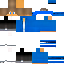 Minecraft skin texture, 64x64 pixels
