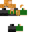 Minecraft skin texture, 64x64 pixels