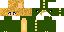 Minecraft skin texture, 64x32 legacy pixels