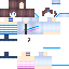 Minecraft skin texture, 64x64 pixels