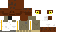 Minecraft skin texture, 64x32 legacy pixels