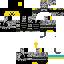Minecraft skin texture, 64x64 pixels