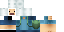 Minecraft skin texture, 64x32 legacy pixels