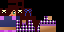 Minecraft skin texture, 64x32 legacy pixels