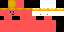 Minecraft skin texture, 64x32 legacy pixels