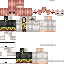 Minecraft skin texture, 64x64 pixels