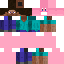 Minecraft skin texture, 64x64 pixels