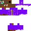 Minecraft skin texture, 64x64 pixels