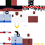 Minecraft skin texture, 64x64 pixels