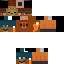 Minecraft skin texture, 64x64 pixels