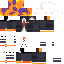 Minecraft skin texture, 64x64 pixels