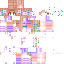 Minecraft skin texture, 64x64 pixels