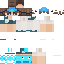 Minecraft skin texture, 64x64 pixels