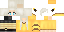 Minecraft skin texture, 64x32 legacy pixels