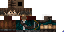 Minecraft skin texture, 64x32 legacy pixels