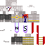 Minecraft skin texture, 64x64 pixels