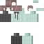 Minecraft skin texture, 64x64 pixels