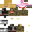 Minecraft skin texture, 64x64 pixels