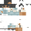 Minecraft skin texture, 64x64 pixels