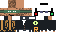 Minecraft skin texture, 64x32 legacy pixels