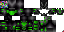 Minecraft skin texture, 64x32 legacy pixels