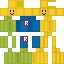 Minecraft skin texture, 64x64 pixels