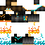 Minecraft skin texture, 64x64 pixels
