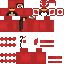 Minecraft skin texture, 64x64 pixels