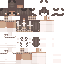 Minecraft skin texture, 64x64 pixels