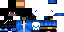 Minecraft skin texture, 64x32 legacy pixels
