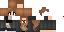 Minecraft skin texture, 64x32 legacy pixels