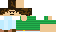 Minecraft skin texture, 64x32 legacy pixels