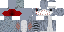 Minecraft skin texture, 64x32 legacy pixels