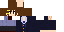Minecraft skin texture, 64x32 legacy pixels