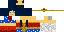 Minecraft skin texture, 64x32 legacy pixels