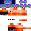 Minecraft skin texture, 64x64 pixels
