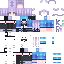 Minecraft skin texture, 64x64 pixels