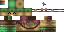 Minecraft skin texture, 64x32 legacy pixels