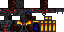 Minecraft skin texture, 64x32 legacy pixels